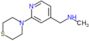 N-methyl-1-(2-thiomorpholino-4-pyridyl)methanamine