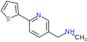 N-methyl-1-[6-(2-thienyl)-3-pyridyl]methanamine