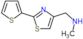 N-methyl-1-[2-(2-thienyl)thiazol-4-yl]methanamine