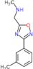 N-methyl-1-[3-(3-methylphenyl)-1,2,4-oxadiazol-5-yl]methanamine