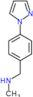 N-methyl-1-[4-(1H-pyrazol-1-yl)phenyl]methanamine