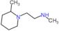 N-methyl-2-(2-methyl-1-piperidyl)ethanamine