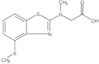 N-Methyl-N-[4-(methylthio)-2-benzothiazolyl]glycine