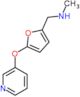 N-methyl-1-[5-(pyridin-3-yloxy)furan-2-yl]methanamine
