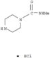 1-Piperazinecarboxamide,N-methyl-, hydrochloride (1:1)