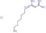 N-(N'-carbamimidoylcarbamimidoyl)octan-1-aminium chloride