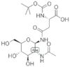 NOMEGA-(2-ACETAMIDO-2-DEOXY-BETA-D-GLUCOPYRANOSYL)-NALPHA-(TERT-BUTOXYCARBONYL)-L-ASPARAGINE
