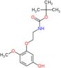 Carbamic acid, [2-(5-hydroxy-2-methoxyphenoxy)ethyl]-, 1,1-dimethylethyl ester