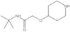 N-(1,1-Dimethylethyl)-2-(4-piperidinyloxy)acetamide