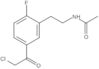 N-[2-[5-(2-Chloroacetyl)-2-fluorophenyl]ethyl]acetamide