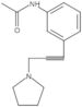 N-[3-[3-(1-Pyrrolidinyl)-1-propyn-1-yl]phenyl]acetamide