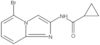 Cyclopropanecarboxamide, N-(5-bromoimidazo[1,2-a]pyridin-2-yl)-