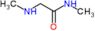 N-methyl-2-(methylamino)-2-oxoethanaminium