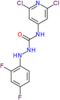 N-(2,6-dichloropyridin-4-yl)-2-(2,4-difluorophenyl)hydrazinecarboxamide