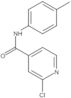 2-Chloro-N-(4-methylphenyl)-4-pyridinecarboxamide