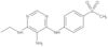 N4-Ethyl-N6-[4-(methylsulfonyl)phenyl]-4,5,6-pyrimidinetriamine