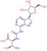 (2S,3R)-2-[({9-[(2R,3R,4S,5R)-3,4-dihydroxy-5-(hydroxymethyl)tetrahydrofuran-2-yl]-9H-purin-6-yl...