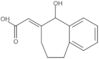 2-(5,7,8,9-Tetrahydro-5-hydroxy-6H-benzocyclohepten-6-ylidene)acetic acid