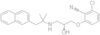 2-Chloro-6-[(2R)-3-[[1,1-dimethyl-2-(2-naphthalenyl)ethyl]amino]-2-hydroxypropoxy]benzonitrile