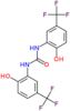 1,3-bis[2-hydroxy-5-(trifluoromethyl)phenyl]urea