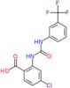 4-chloro-2-({[3-(trifluoromethyl)phenyl]carbamoyl}amino)benzoic acid