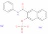 2-Naphthalenecarboxamide, N-phenyl-3-(phosphonooxy)-, sodium salt (1:2)