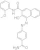 4-[[4-(aminocarbonyl)phenyl]azo]-3-hydroxy-N-(2-methoxyphenyl)naphthalene-2-carboxamide