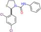 2-(2,4-dichlorophenyl)-N-phenyl-1,3-thiazolidine-3-carboxamide