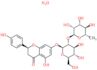 (2S)-5-hydroxy-2-(4-hydroxyphenyl)-4-oxo-3,4-dihydro-2H-chromen-7-yl 2-O-(6-deoxy-alpha-L-mannopyranosyl)-beta-D-glucopyranoside hydrate
