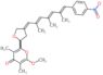 2-Methoxy-3,5-dimethyl-6-[(2R,4Z)-tetrahydro-4-[(2E,4E,6E)-2,4,6-trimethyl-7-(4-nitrophenyl)-2,4...