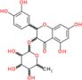 2-(3,4-dihydroxyphenyl)-5,7-dihydroxy-4-oxo-3,4-dihydro-2H-chromen-3-yl 6-deoxyhexopyranoside