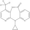 11-Cyclopropyl-5,11-dihydro-4-(methyl-d<sub>3</sub>)-6H-dipyrido[3,2-b:2′,3′-e][1,4]diazepin-6-one
