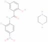 5-chloro-N-(2-chloro-4-nitrophenyl)salicylamide, compound with piperazine