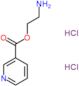 2-aminoethyl pyridine-3-carboxylate dihydrochloride