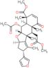 methyl (2R,3aR,4aS,5R,5aR,6R,9aR,10S,10aR)-5-(acetyloxy)-2-(furan-3-yl)-10-(2-methoxy-2-oxoethyl...