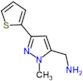 1-Methyl-3-(2-thienyl)-1H-pyrazole-5-methanamine