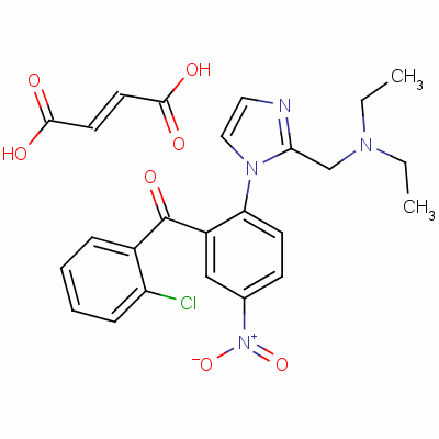 Methanone, (2-chlorophenyl)[2-[2-[(diethylamino)methyl]-1H-imidazol-1-yl]-5-nitrophenyl]-, (2E)-...