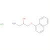 2-Propanol, 1-amino-3-(1-naphthalenyloxy)-, hydrochloride