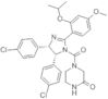 4-[[(4S,5R)-4,5-bis(4-chlorophenyl)-4,5-dihydro-2-[4-methoxy-2-(1-methylethoxy)phenyl]-1H-imidazol-1-yl]carbonyl]-2-Piperazinone
