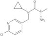 (2S)-2-Amino-N-[(6-chloro-3-pyridinyl)methyl]-N-cyclopropylpropanamide