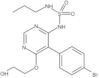 n-(5-(4-bromophenyl)-6-(2-hydroxyethoxy)-4-pyrimidinyl)-n'-propylsulfamide
