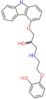 2-(2-{[3-(9H-carbazol-4-yloxy)-2-hydroxypropyl]amino}ethoxy)phenol