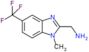 1-[1-methyl-5-(trifluoromethyl)-1H-benzimidazol-2-yl]methanamine