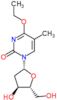 1-(2-deoxy-beta-D-erythro-pentofuranosyl)-4-ethoxy-5-methylpyrimidin-2(1H)-one