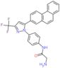 2-Amino-N-[4-[5-(2-phenanthrenyl)-3-(trifluoromethyl)-1H-pyrazol-1-yl]phenyl]acetamide