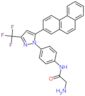 N-{4-[5-(phenanthren-2-yl)-3-(trifluoromethyl)-1H-pyrazol-1-yl]phenyl}glycinamide