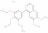 Isoquinoline, 6,7-dimethoxy-1-(3,4,5-triethoxyphenyl)-, hydrochloride (1:1)