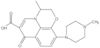 2,3-Dihydro-3-methyl-10-(4-methyl-1-piperazinyl)-7-oxo-7H-pyrido[1,2,3-de]-1,4-benzoxazine-6-carboxylic acid