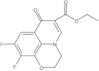 Ethyl 9,10-difluoro-2,3-dihydro-7-oxo-7H-pyrido[1,2,3-de]-1,4-benzoxazine-6-carboxylate