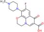 9-fluoro-10-(4-methylpiperazin-1-yl)-7-oxo-2,3-dihydro-7H-[1,4]oxazino[2,3,4-ij]quinoline-6-carboxylic acid